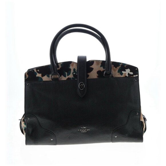 Coach Mercer Camo Print Calf Hair Grain Leather Tote Limited Edition Cheetah - Picture 1 of 9